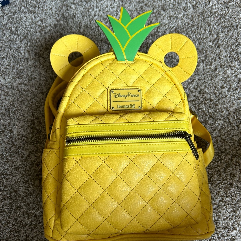 Loungefly disney mini pineapple backpack